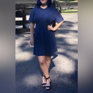 Truly Madly Deeply Teal Hourglass T-shirt Dress